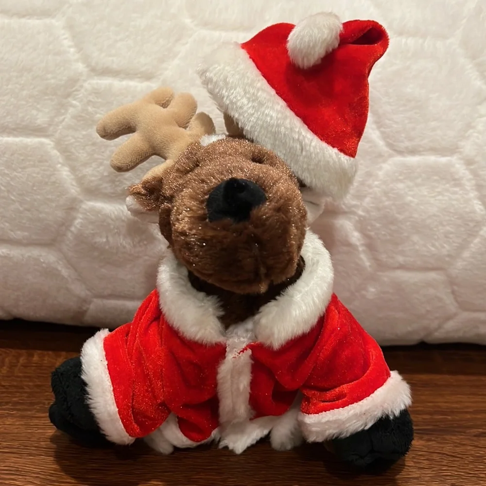 Webkinz by Ganz Vintage Reindeer, Camel & Black Lab